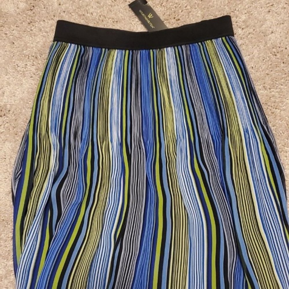 Worthington Zoey Striped Skirt